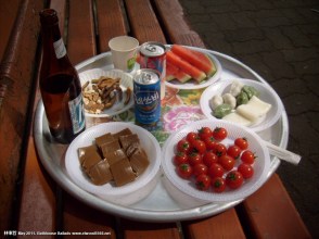 old folks 'street party'